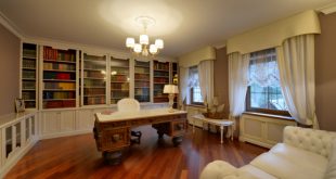 Bibliothek im Landhausstil