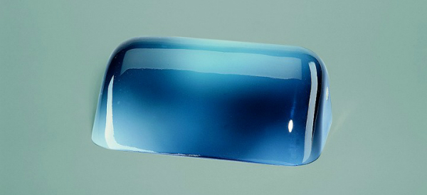 Blauer Glasschirm Glasschirm 99 Blau