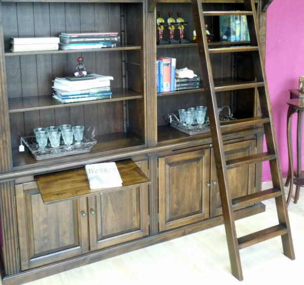 Bibliothek "Washington" | Walnut-braun WASHINGTON 3er - braun walnut