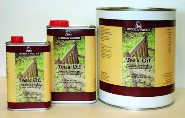 TEAK OIL - Für Innen und Außenbereich - Naturholzeffekt
