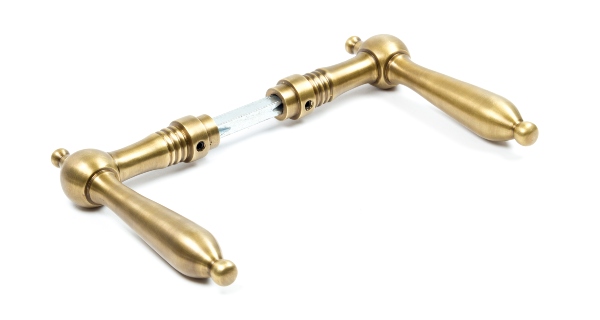 Biedermeier Türdrücker aus massivem Messing | patiniert biedermeier-tuerdruecker-aus-massivem-messing-patiniert
