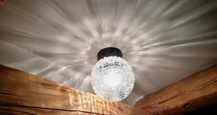 Flurlampe im Landhaus