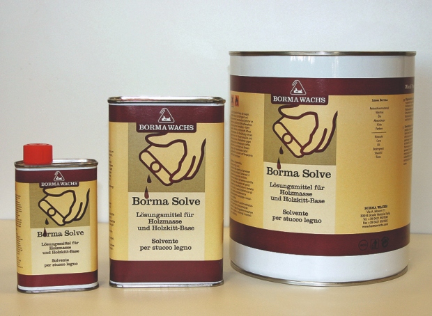 BORMA SOLVE - Verdünnungsmittel für Borma Holzmasse und Holzmasselösung BORMA SOLVE - Verdünnungsmittel für Borma Holzmasse und Holzmasselösung